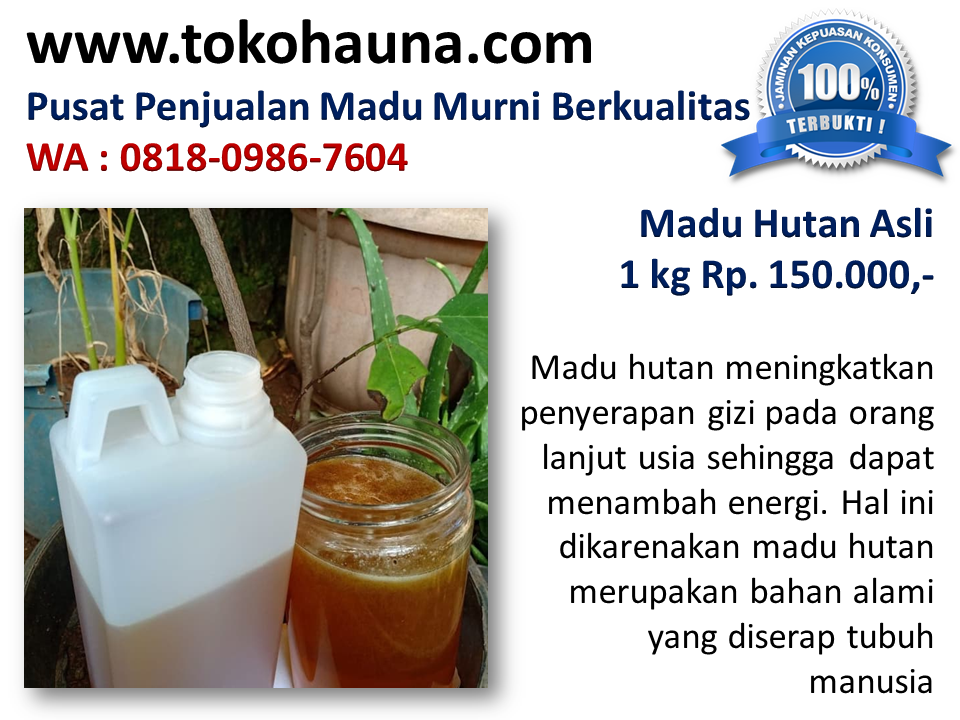 Cara membedakan madu asli dan palsu, distributor madu curah di Bandung wa : 081809867604  Madu-hutan-asli-murni